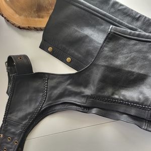Leather chaps